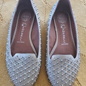 Jeffrey Campbell Martini Spike flats, 8.5, beige